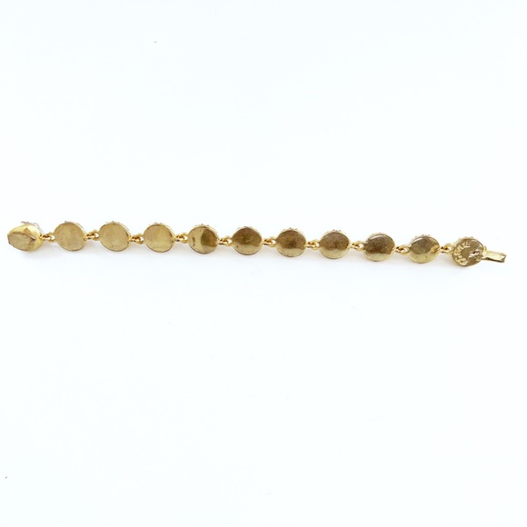 CC Skye Bracelet, Spike Bracelet, Pavé Studded Conical Spikes, Gold Cones - Picture 11 of 12